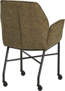 Denver Esszimmerstuhl - Rollen - Micro - Olive 4 - My Sons