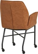 Denver Esszimmerstuhl - Rollen - Micro - Tan 5 - My Sons