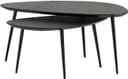 Couchtisch 2er-Set, organisch, Black - My Sons