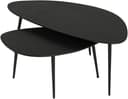 Couchtisch 2er-Set, organisch, Black - My Sons