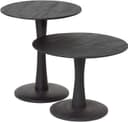 Beistelltisch Ø60, niedrig, Black - My Sons