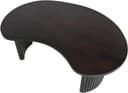 Firenze Couchtisch 125, Bohnenform, Mango Brown Walnut - My Sons