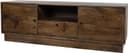 TV Anrichte 150 mit 2 Türen, 1 Schublade und 1 offenen Fäch, Mango Brown Walnut - My Sons