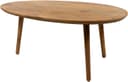Hamburg Couchtisch oval 98, H42, Smooth Natural - My Sons