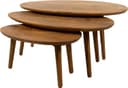 Hamburg Couchtisch oval 60, H32, Smooth Natural - My Sons