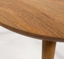 Hamburg Couchtisch oval 60, H32, Smooth Natural - My Sons