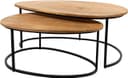 Hannover Couchtisch organisch, 2er-Set, Smooth Natural - My Sons