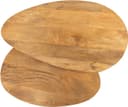 Hannover Couchtisch organisch, 2er-Set, Smooth Natural - My Sons