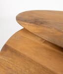 Kassel Couchtisch organisch, 2er-Set, Smooth Natural (17mm) - My Sons