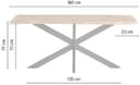 Esstisch 180, Nebel Table Collection - My Sons