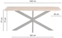 Esstisch 240, Nebel Table Collection - My Sons