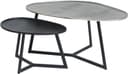 Novato Couchtisch, 2er-Set, Silver antique / Black antique - My Sons