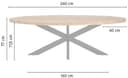 Esstisch oval 240 - My Sons