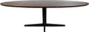 Esstisch 240, oval, Tischbein Black, Mango Brown Walnut - My Sons