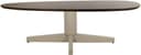 Couchtisch 130, organisch, Tischbein Beige, Mango Brown Walnut - My Sons