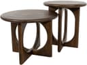 Beistelltisch Ø50, H55, Mango Brown Walnut, Zodiac Collection - My Sons
