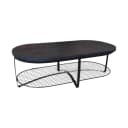 Couchtisch Rio oval schwarz - Mokana Furniture