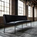 Esszimmerbank Lara Oval | Leder & Stoff - Het Anker