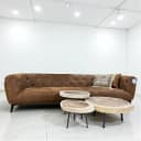 Bank Chesterfield Capetown Afrika Leder - Zitform
