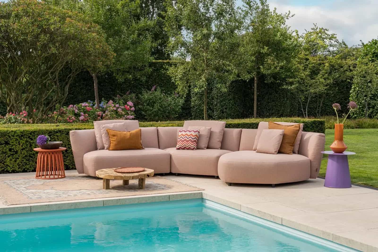 Atoll Lounge Sofa Outdoor Meton Rust