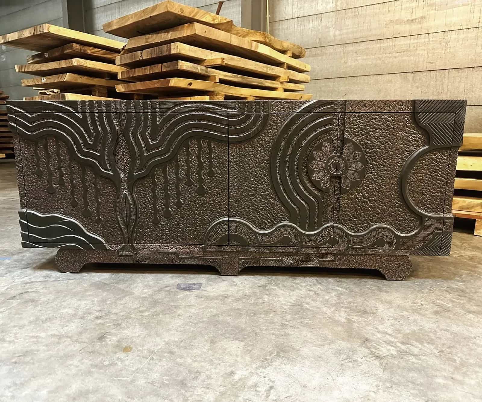 Sideboard Unica Graphic Schwarz