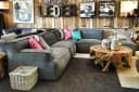 Hoekbank Le Noir | Ribstof, van Easy Sofa, detailfoto 4