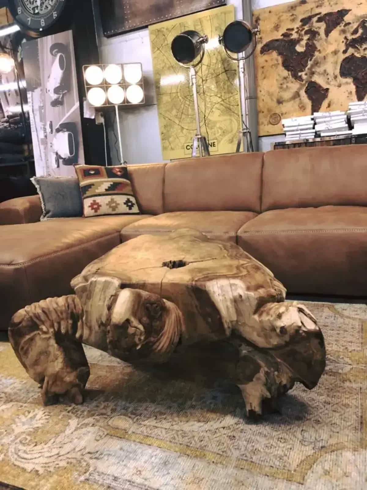 Couchtisch Schildkröte Teak