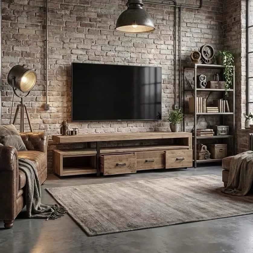 TV-Möbel Canzano | Teakholz