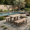 Gartentisch-Set Masimo Eiche - Sventerior