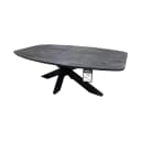 Couchtisch Dänisch Oval | Schwarz - Mokana Furniture