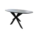Esstisch oval 220cm mit Facettenkante - Mokana Furniture