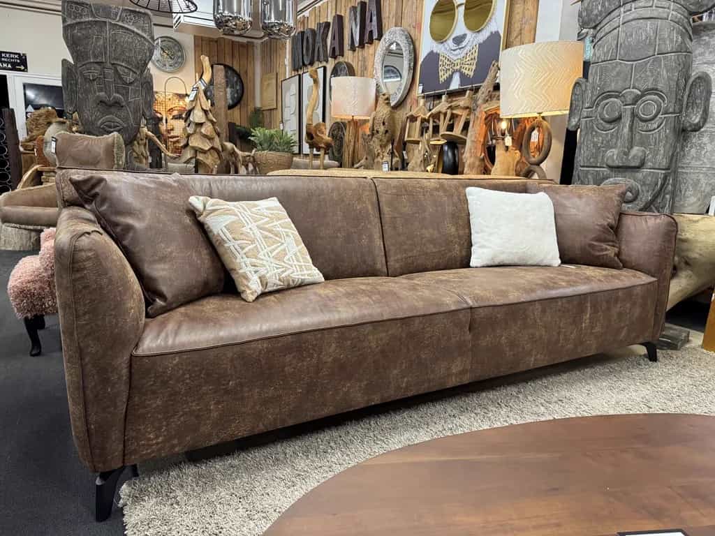 Ledersofa Globe Afrika Leder