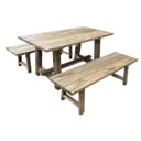 Gartentisch-Set Masimo Eiche - Sventerior