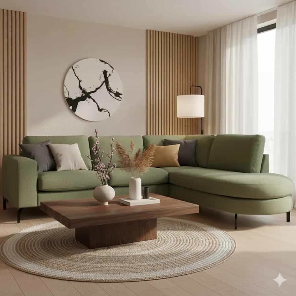 Ecksofa Fedor Grün