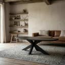 Couchtisch Dänisch Oval | Schwarz - Mokana Furniture