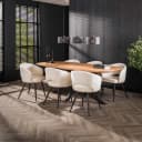 Eetkamertafel Arhus solid, van Mokana Furniture, detailfoto 5