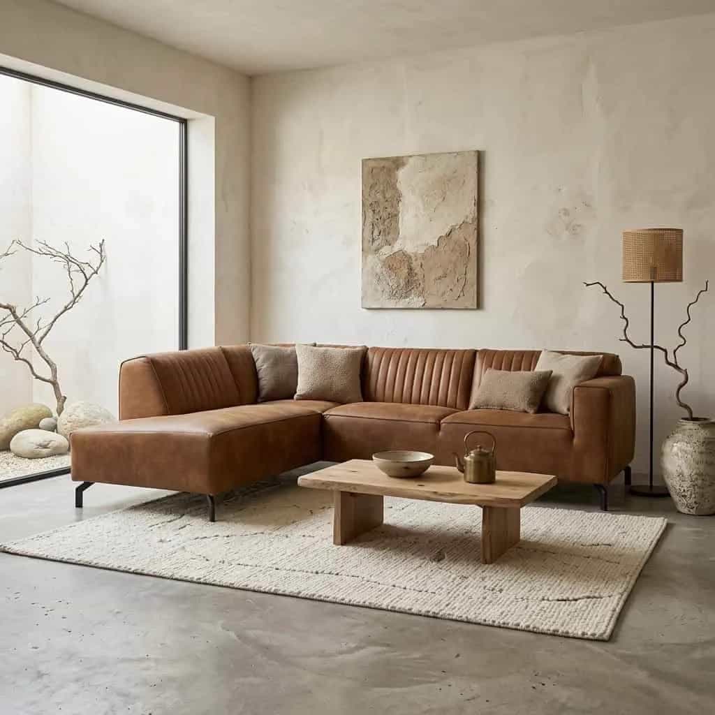 Ecksofa Lola | Cognac