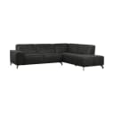 Ecksofa Levi | Schwarz - Wildeboer & van der Weide