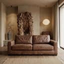 Bank Duo Africa Leder 3-Sitzer - Het Anker