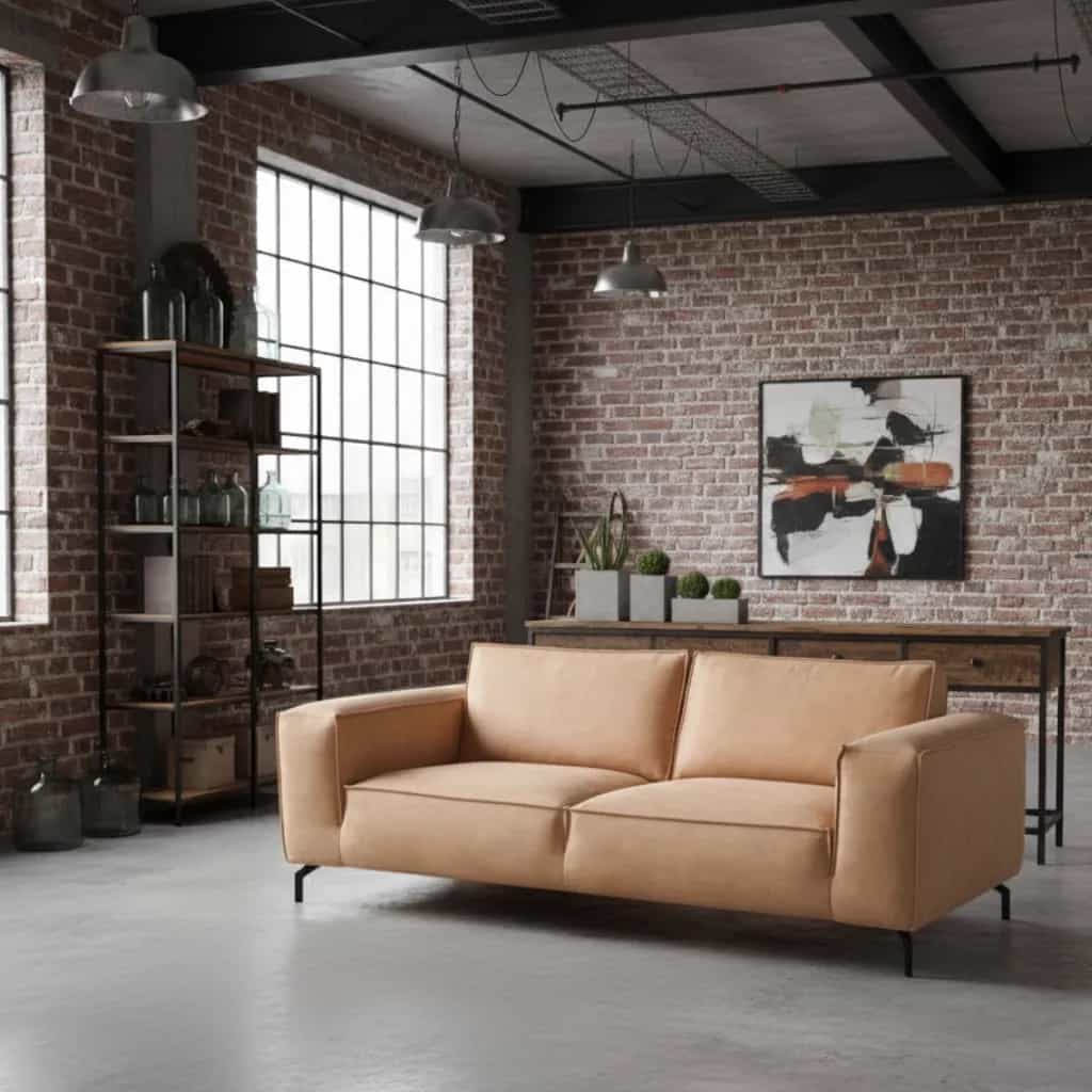4-Sitzer Sofa Jules cognac