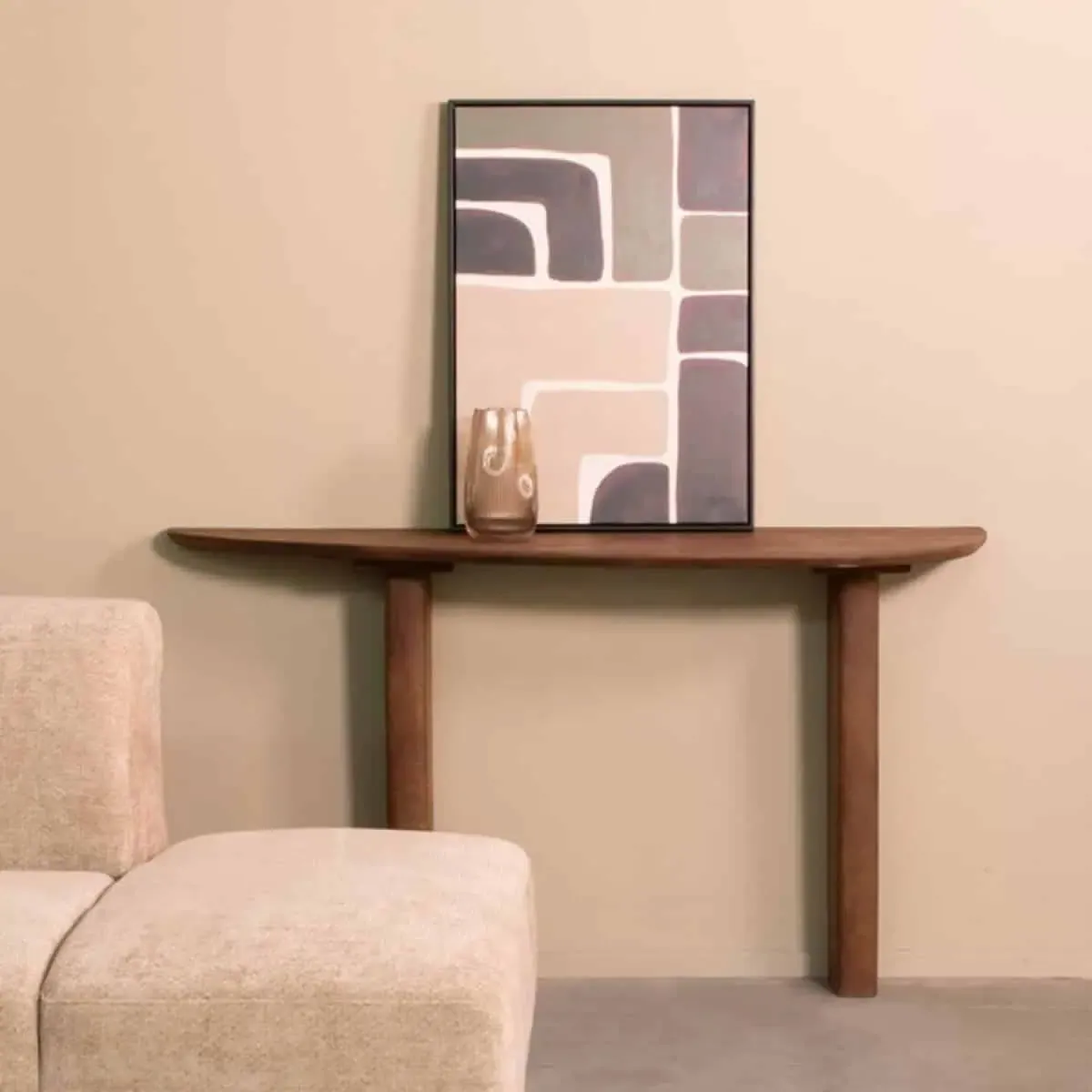 Beistelltisch Wow - Natur - Mangoholz - 135 cm