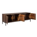Tv meubel Madison Brown 165 cm hout in donkerbruin Mokana - Starfurn
