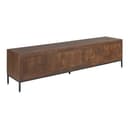 Tv meubel Madison Brown 210 cm mangohout in bruin Mokana - Starfurn