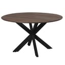 Eettafel Madison Brown | 150 cm | Poot Black, detailfoto 2 - Starfurn
