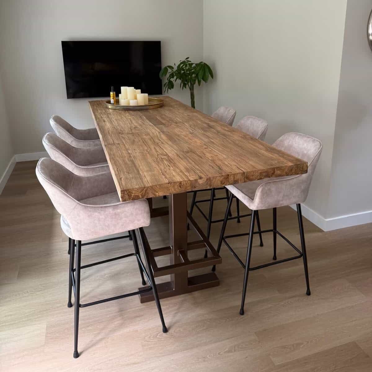 Donny Teak Natural Bartisch