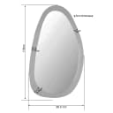 Spiegel Lou | 70 cm | Braun - Starfurn