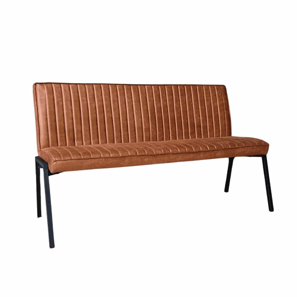 Esszimmerbank Tivoli Bull | 155 cm | Cognac