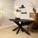 Esstisch Brandy Schwarz | 160 cm | Oval - Starfurn