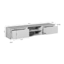 TV-Hängeschrank Ambiance Schwarz | 160 cm - Starfurn