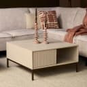 Couchtisch Madison Sand | 80 cm | Quadratisch - Starfurn